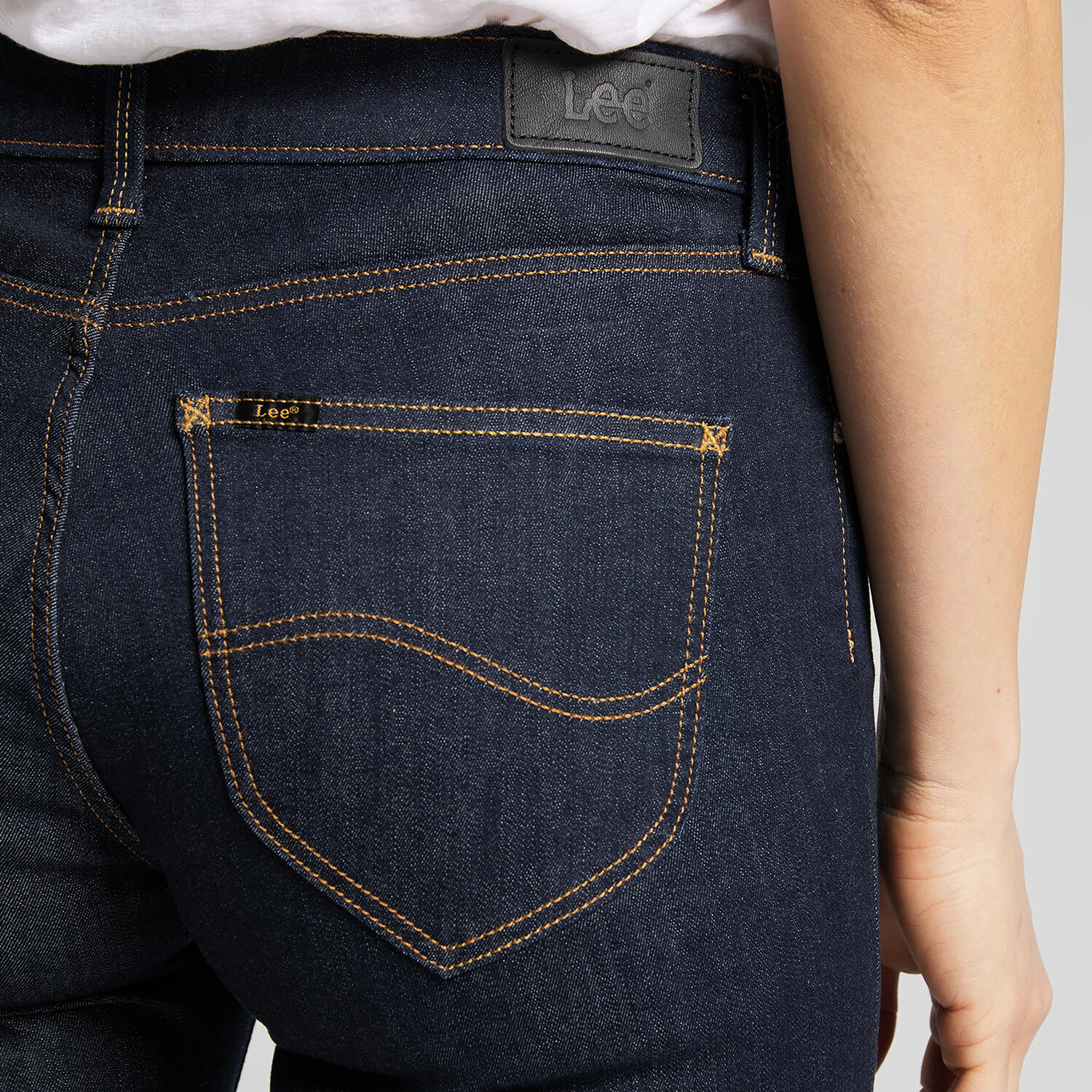 Marion straight leg jeans - dark blue